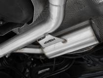 2022-Up Volkswagen Jetta GLI 2.0 TSI T304 Stainless Steel 3 Inch Cat-Back 2.5 Inch Dual Split Rear with Carbon Fiber Tips Street Profile MBRP