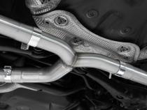 2022-Up Volkswagen Jetta GLI 2.0 TSI T304 Stainless Steel 3 Inch Cat-Back 2.5 Inch Dual Split Rear with Carbon Fiber Tips Street Profile MBRP