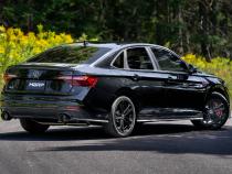 2022-Up Volkswagen Jetta GLI 2.0 TSI T304 Stainless Steel 3 Inch Cat-Back 2.5 Inch Dual Split Rear with Carbon Fiber Tips Street Profile MBRP