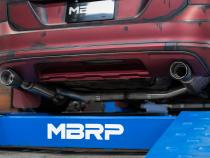 2017-19 Volkswagen Golf Sportwagen and Alltrack 1.8T Armor Pro T304SS 3 Inch Cat-Back, 2.5 Inch Dual Split Rear, Factory Through Bumper MBRP