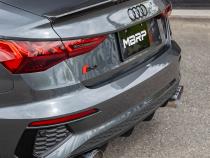 2022-Up Audi S3 Armor Pro 3 Inch Cat-Back Exhaust System with Quad Carbon Fiber Tips, Valve Delete MBRP