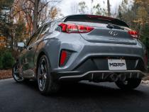 2019-2021 Hyundai Veloster Armor Lite Aluminized Steel 3 Inch Cat Back Dual Split Center Rear Exit Exhaust Sytem MBRP
