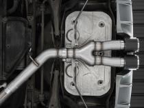 2019-2021 Hyundai Veloster Armor Lite Aluminized Steel 3 Inch Cat Back Dual Split Center Rear Exit Exhaust Sytem MBRP