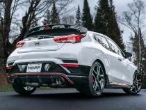 T304 Stainless Steel 3 inch Cat-Back Dual Split Rear with Carbon Fiber Tips (2) 5 inch OD Carbon Fiber Tips Included MBRP