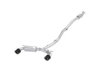 2022-2023 Hyundai Kona N 2.0L Turbo Armor Pro T304 Stainless Steel 3 Inch Cat-Back Dual Rear with Carbon Fiber Tips Active MBRP