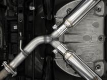 22-Up Kia Forte GT 1.6L Turbo T304 Stainless Steel 2.5 Inch Axle-Back Dual Split Rear with Quad Carbon Fiber Tips Armor Pro MBRP