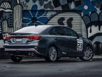 22-Up Kia Forte GT 1.6L Turbo Sedan 2.5 Inch Axle-Back Exhaust System, Armor Lite, Aluminized Steel Dual Split with Quad Exhaust Tips, MBRP