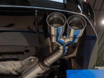 2021-Up Hyundai Elantra N-Line 1.6L Armor Pro 3 Inch Axle-Back Single Rear Exit with Dual Outlet Carbon Fiber Tip MBRP