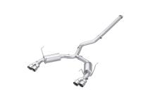 22-Up Subaru WRX 2.4L T304 Stainless Steel 3 Inch Cat-Back Dual Split Rear Quad Tips Street Profile MBRP