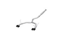 23-Up Subaru WRX 2.4L T304 Stainless Steel 3 Inch Cat-Back Dual Split Rear Quad Carbon Fiber Tips Race Profile MBRP