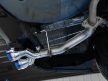 22-Up Subaru WRX 2.4L T304 Stainless Steel 2.5 Inch Axle-back Dual Split Rear Quad BE Tips MBRP