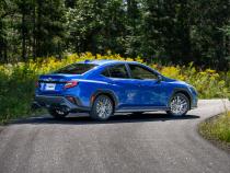 22-Up Subaru WRX 2.4L T304 Stainless Steel 2.5 Inch Axle-back Dual Split Rear Quad CF Tips MBRP