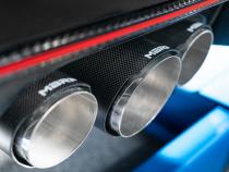 2017-2021 Honda Civic Type R 2.0L T304 Stainless Steel 3 Inch Cat-Back Triple Rear Outlet Carbon Fiber Tips MBRP