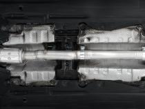 2017-2021 Honda Civic Type R 2.0L T304 Stainless Steel 3 Inch Cat-Back Triple Rear Outlet Carbon Fiber Tips MBRP