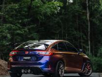 23-Up Honda Civic Type R 2.0L 3 Inch Cat-Back Exhaust System Armor Pro T304 Stainless Steel Triple Center Outlet with Burnt End Tips Active Exhaust MBRP