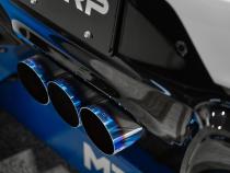 2024-up Acura Integra Type-S 2.0L 3 Inch Cat-Back Exhaust System, Armor Pro T304 Stainless Steel Triple Center Outlet with Burnt End Tips, Active Exhaust, MBRP