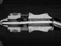 2024-up Acura Integra Type-S 2.0L 3 Inch Cat-Back Exhaust System, Armor Pro T304 Stainless Steel Triple Center Outlet with Burnt End Tips, Active Exhaust, MBRP