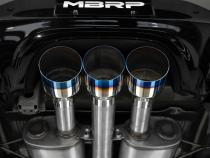 2024-up Acura Integra Type-S 2.0L 3 Inch Cat-Back Exhaust System, Armor Pro T304 Stainless Steel Triple Center Outlet with Burnt End Tips, Active Exhaust, MBRP