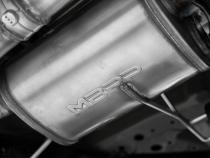 2024-up Acura Integra Type-S 2.0L 3 Inch Cat-Back Exhaust System, Armor Pro T304 Stainless Steel Triple Center Outlet with Carbon Fiber Tips, Active Exhaust, MBRP