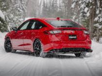 2022-Up Honda Civic Sport Touring 1.5L Turbo Hatchback Armor Lite 3 Inch Cat-Back 2.5 Inch Dual Split Rear with Quad Carbon Fiber Tips MBRP