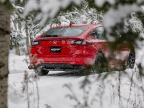 2022-Up Honda Civic Sport Touring 1.5L Turbo Hatchback Armor Lite 3 Inch Cat-Back 2.5 Inch Dual Split Rear with Quad Polished Tips MBRP