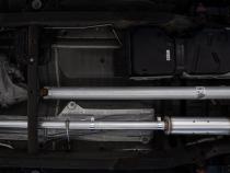 3.0 inch Cat-Back 2.5 inch Dual Split Rear Quad Carbon Fiber Tips 4.0 inch OD Dual Out 19-up Silverado/Sierra 1500 MBRP