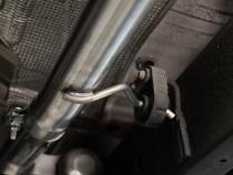 2019-Present Silverado/Sierra 1500 2.7L Black-Coated Aluminized Steel 3 Inch Cat-Back Single Side Exit Armor BLK MBRP