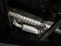 2019-2024 Silverado/Sierra 1500 2.7L Armor Lite Aluminized Steel 3 Inch Cat-Back, 2.5 Inch Dual Split Rear Exit MBRP