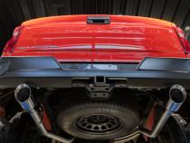 2019-2024 Silverado/Sierra 1500 2.7L Armor Lite Aluminized Steel 3 Inch Cat-Back, 2.5 Inch Dual Split Rear Exit MBRP