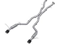 2018-Up Dodge Durango SRT SRT Hellcat 6.2L/6.4L Armor Pro T304 Stainless Steel 3 Inch Cat-Back Dual Rear Exit with Carbon Fiber Tips MBRP