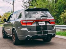2018-Up Dodge Durango SRT SRT Hellcat 6.2L/6.4L Armor Pro T304 Stainless Steel 3 Inch Cat-Back Dual Rear Exit with Carbon Fiber Tips MBRP