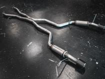 2018-Up Dodge Durango SRT SRT Hellcat 6.2L/6.4L Armor Pro T304 Stainless Steel 3 Inch Cat-Back Dual Rear Exit with Carbon Fiber Tips MBRP