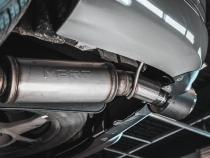 2018-Up Dodge Durango SRT SRT Hellcat 6.2L/6.4L Armor Pro T304 Stainless Steel 3 Inch Cat-Back Dual Rear Exit with Carbon Fiber Tips MBRP