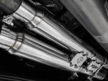 2021-24 RAM TRX T304 Stainless Steel 3 Inch Cat-Back Dual Split Rear with Carbon Fiber Tips Race Version Exhaust System MBRP