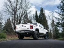 2021-24 RAM TRX T304 Stainless Steel 3 Inch Cat-Back Dual Split Rear with Carbon Fiber Tips Race Version Exhaust System MBRP