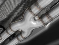 Cat-Back 2.5 inch Dual Rear Quad Carbon Fiber Tips 20-Up Explorer/Aviator MBRP