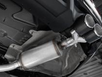 Cat-Back 2.5 inch Dual Rear Quad Carbon Fiber Tips 20-Up Explorer/Aviator MBRP