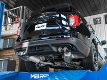 Cat-Back 2.5 inch Dual Rear Quad Carbon Fiber Tips 20-Up Explorer/Aviator MBRP