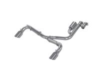 2021-Up Ford Bronco Sport 2.0L EcoBoost T409 Stainless Steel 2.5 Inch Resonator-Back Dual Split Rear Exit MBRP Exhaust System