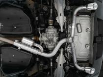 2021-Up Ford Bronco Sport 2.0L EcoBoost T409 Stainless Steel 2.5 Inch Resonator-Back Dual Split Rear Exit MBRP Exhaust System