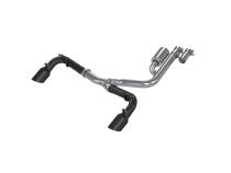 21-Up Ford Bronco Sport 2.0L EcoBoost Black Coated Aluminized Steel 2.5 Inch Resonator-Back Dual Split Rear Exit MBRP Exhaust System