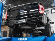 21-Up Ford F-150 4 Inch Cat Back Single Side Race version T409 Stainless Steel Exhaust System MBRP