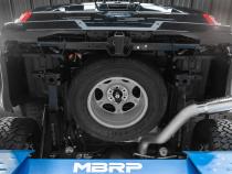 21-Up Ford F-150 4 Inch Cat Back Single Side Race Version Black Coated- Aluminized Steel Exhaust System MBRP