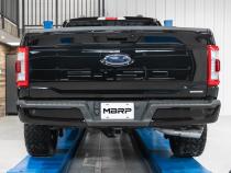 21-Up Ford F-150 4 Inch Cat Back Single Side Race Version Black Coated- Aluminized Steel Exhaust System MBRP