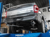 21-Up Ford F-150 Aluminized Steel 3 Inch Cat-Back 2.5 Inch Dual Split Rear Exhaust System MBRP