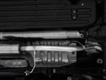 T304 Stainless Steel 3 Inch Resonator Back Single Side Exit 2021-Up Ford F-150 PowerBoost Hybrid 3.5L MBRP