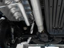 T304 Stainless Steel 3 Inch Resonator Back Single Side Exit 2021-Up Ford F-150 PowerBoost Hybrid 3.5L MBRP