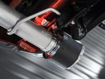 2021-Up Ford F-150 Raptor 3.5L EcoBoost HO 3 Inch Axle-Back Dual Rear Exit T304 Stainless Steel with Carbon Fiber Tips MBRP