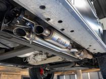 2019-2024 Mercedes-Benz G63 4.0TT V8 Armor Pro T304SS 2.5 Inch Pre-Axle Cat-Back, Dual Split Side, Quad Outlet, Active Profile MBRP