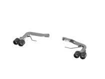 Porsche 2.5 Inch Axle Back Dual Split Rear Bypass Armor Pro Series Carbon Fiber Tips For 14-24 Porsche Macan MBRP